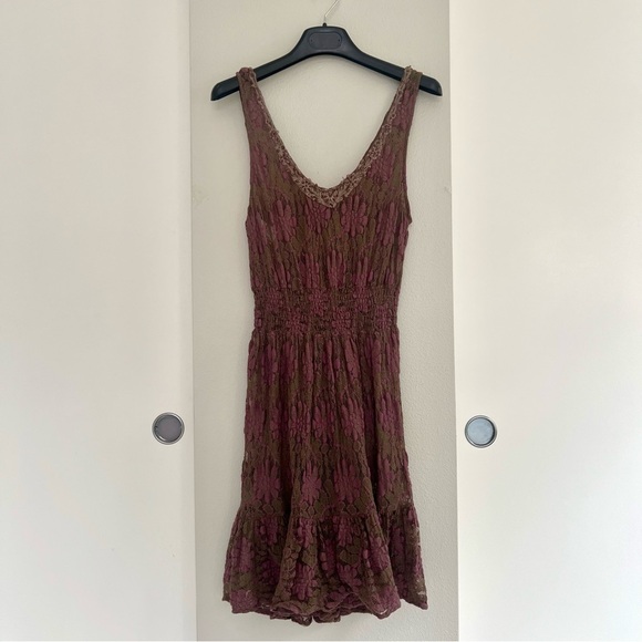 Vintage Lace Floral Dress – Fairycore, Witchy, Cottagecore, Romantic, Y2K - Picture 5 of 11